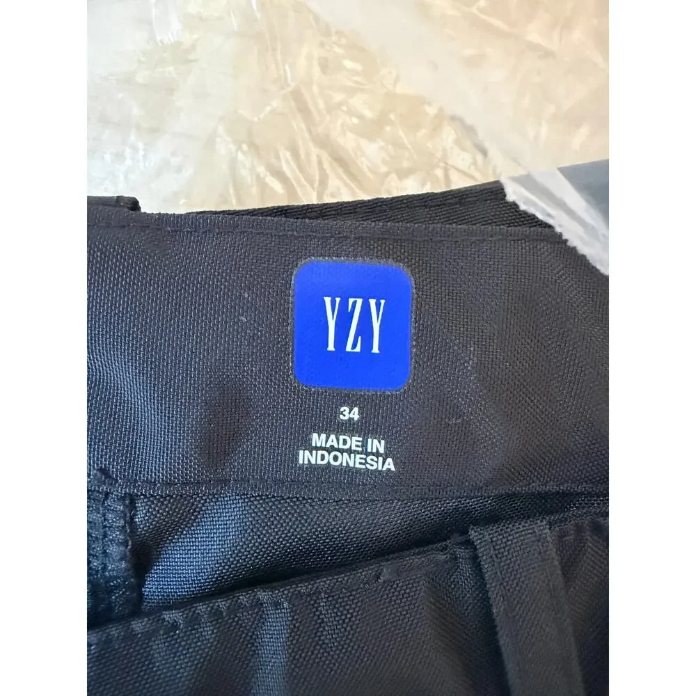 Yeezy Gap Cordura Cargo Pant Black Utility Drawstring Waist Kanye West NWT